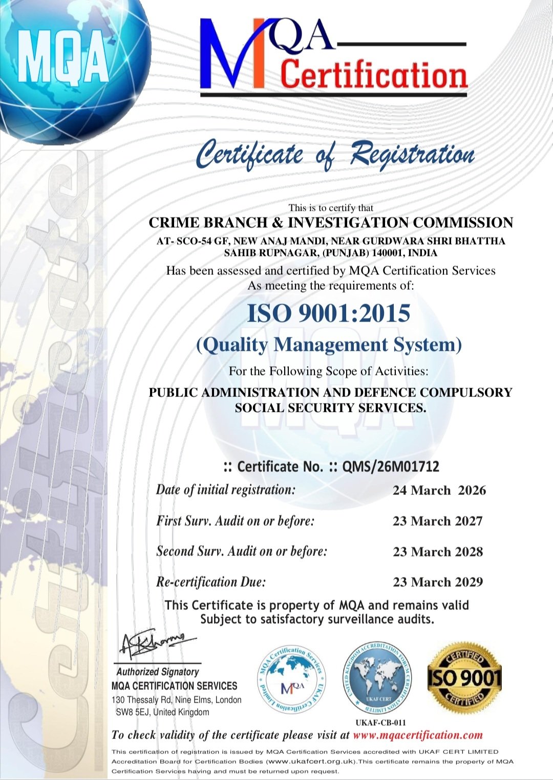 ISO 9001:2015